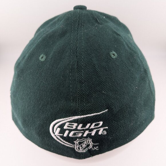 🧢 Vintage Dallas Stars NHL Cap – Forest Green Stretch Fit, 98% Cotton - Picture 2 of 5